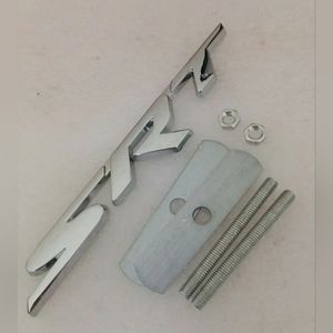Silver SRT grill Emblem Badge 5.65".  Other colors and fender badges